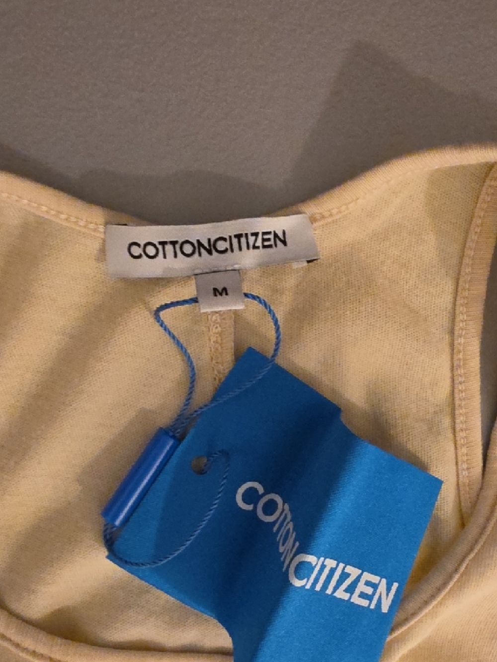 Cotton Citizen Slim Racerback Maxi Dress in Cream size M new with tags - Picture 8 of 10